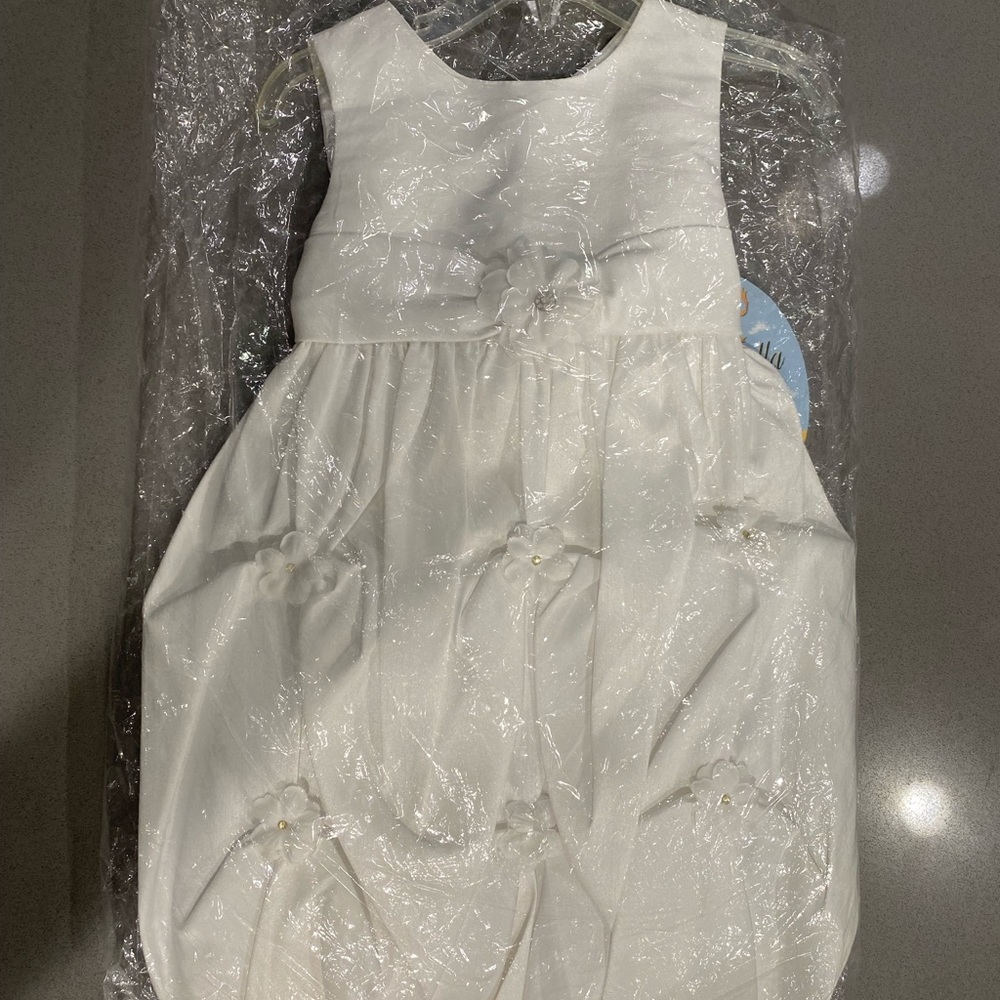 White Cinderella Dress Size:2T